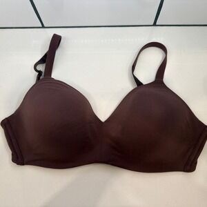 Wacoal 34DD How Perfect Wire Free T-Shirt Bra NWOT 852189 Huckleberry